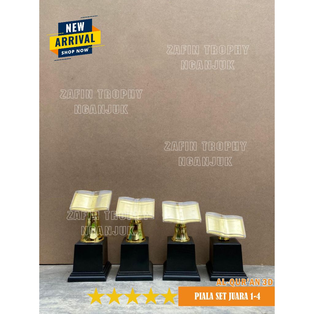 ชุดถ้วยซีลแลนเทิร์น 4 / ถ้วยฟิกเกอร์ AL QURAN 3D