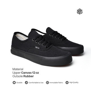 Brick Mansions - Britannica Full Black Sepatu Sneakers Casual Sekolah Pria Wanita