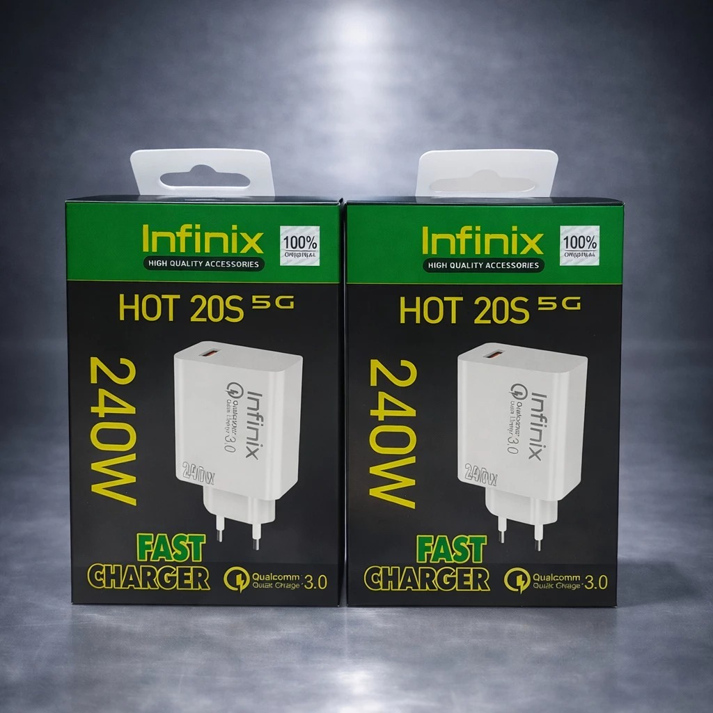 อะแดปเตอร์สําหรับเดินทาง INFINIX 240W Super VOOC Batok INFINIX หัวชาร์จเร็ว INFINIX ชาร์จเร็วสุด