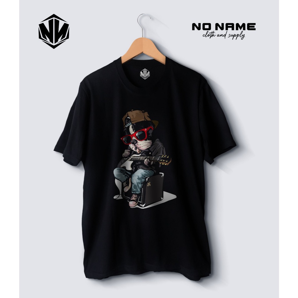 เสื้อยืดหวี 24s พรีเมี่ยม - DOG NoName Guitar Acoustic - NoName
