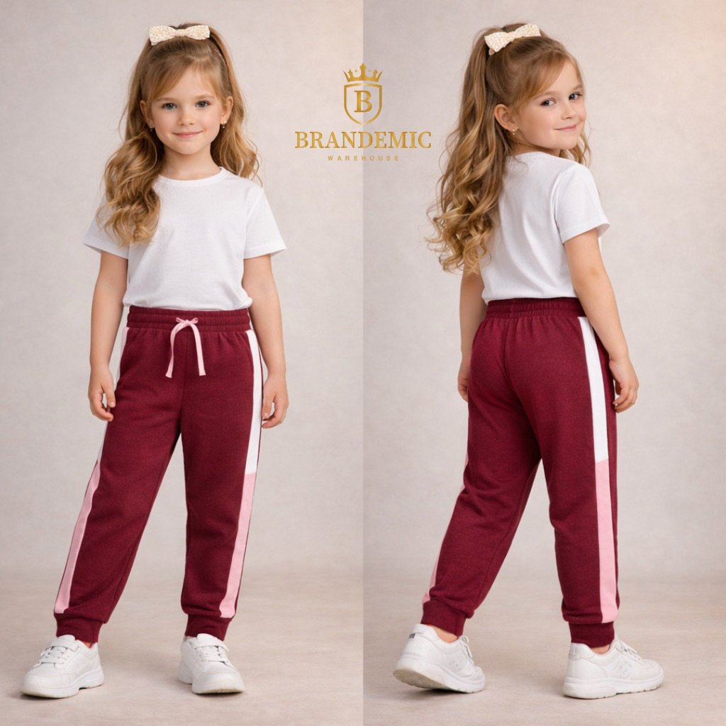 H*M Jogger Kids Daily Comfort สีมารูน