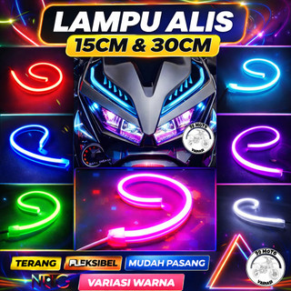 DRL LED LAMPU ALIS LED 30CM MOTOR DAN MOBIL NEON BUKAN BINTIK GRADE A
