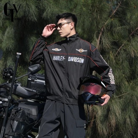 GTY F1 Mens Retro Motorcycle Sport Racing Jacket Lotto Material