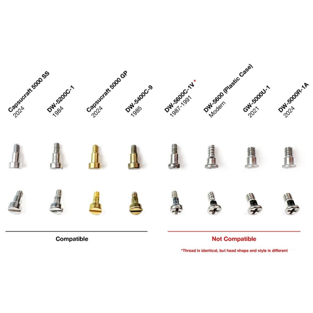 Bolt bezel g shock DW-5000C DW5000C กรอบสกรูรุ่นแรก