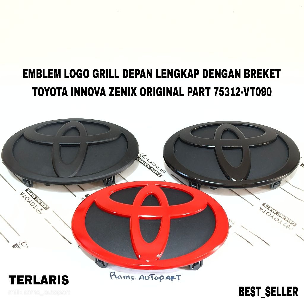 โปรโมชั่น โลโก้สัญลักษณ์ Toyota Grill Front Complete Bracket Toyota Innova Zenix OriginaL Part 75312