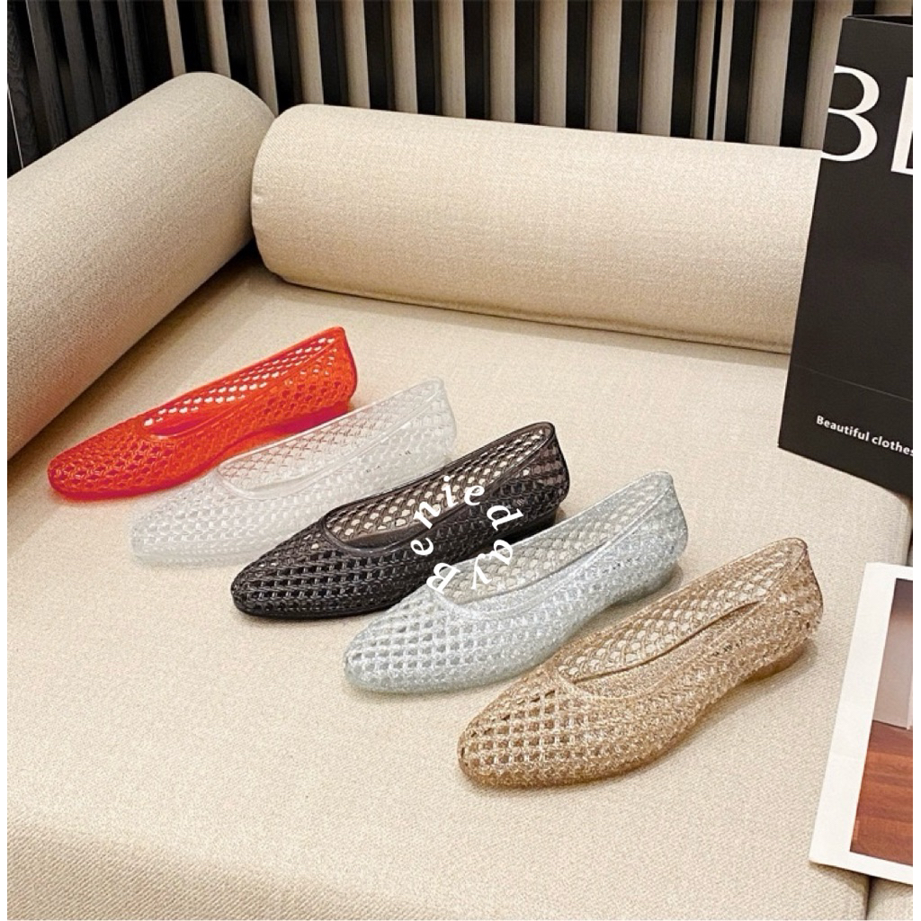 BenieDay - Lisa Flat Shoes Jelly / Womens Flat Jelly Shoes