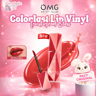 OMG Colorlast Lip Vinyl 2.5 g - Transferproof Gloss - Longlasting Stain- Intense Color | Distributor Cream Ori