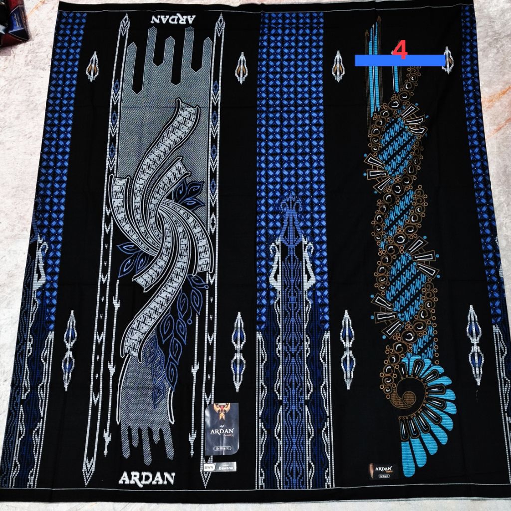 Ardan Brilliant Silver ล่าสุด Motif บรรจุภัณฑ์พลาสติกหรูหรา ARDAN Sarong