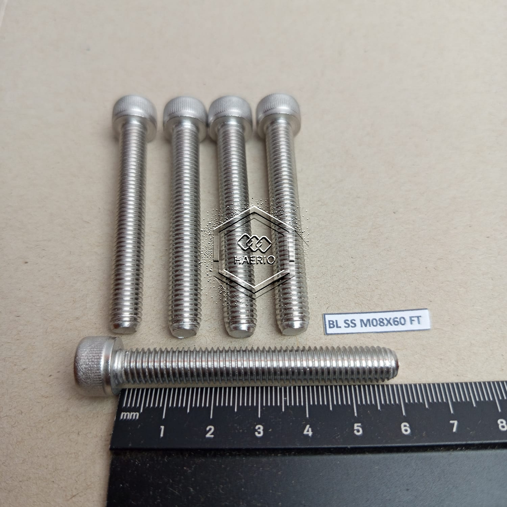 L-BOLT M8X60 (6 ซม.) สแตนเลส เหล็กเต็มคําอ่าน 12 6 ซม. 6 ซม. L STAINLESS M8 X 60 SS ANTI-RUST SUS 30