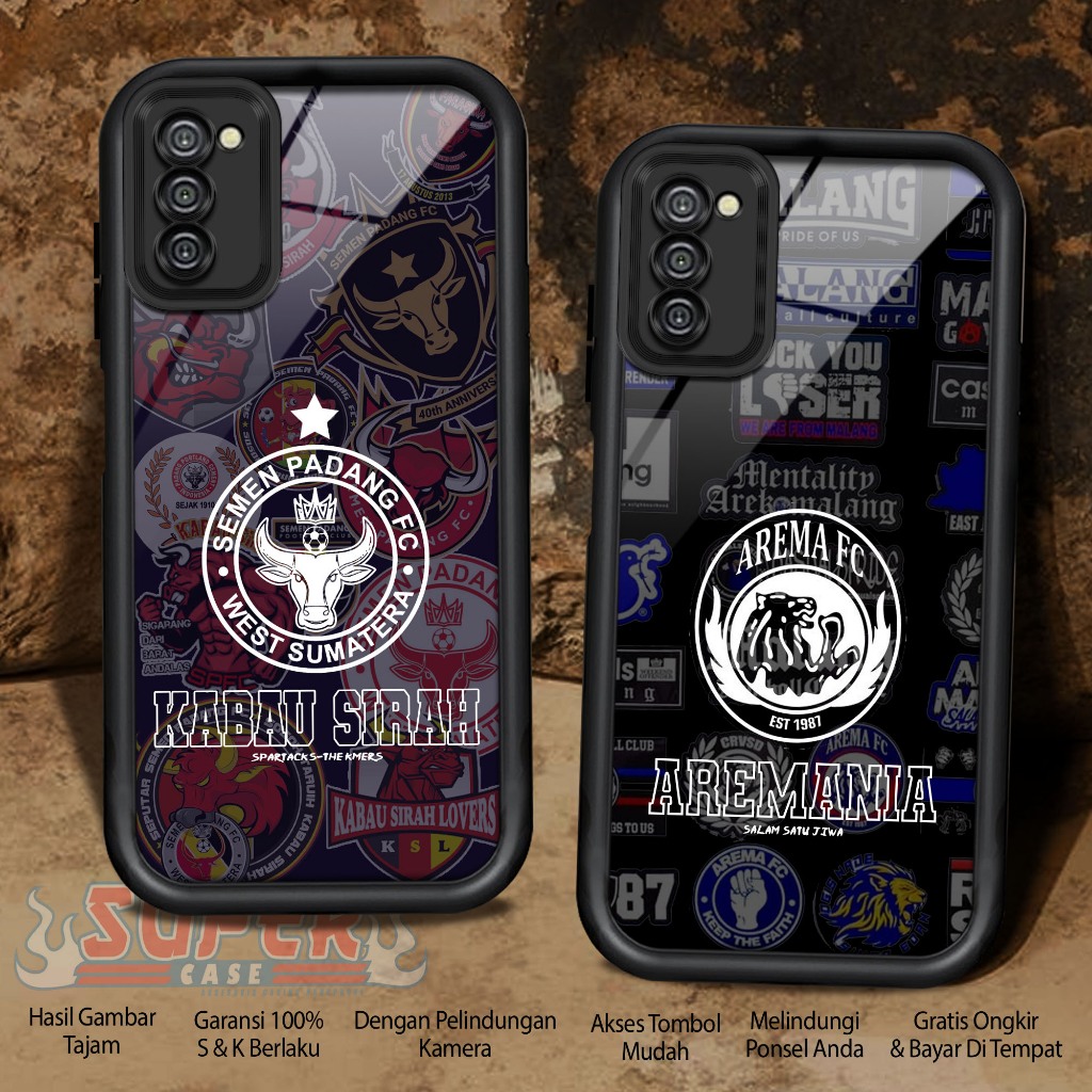 เคส Hp สําหรับ SAMSUNG A03S A037F LIGA1 SoftCase ปลอกมันเงา Handphone แก้วซิลิโคน