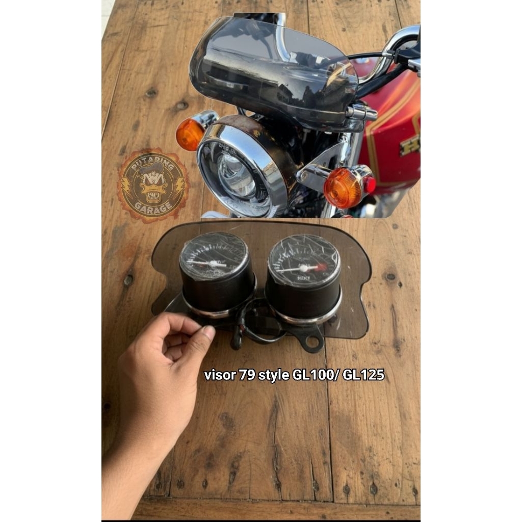Visor GL 100 GL 125 79 สไตล์ gl100 gl125