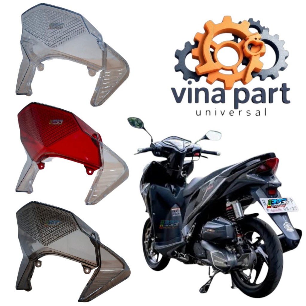 Vario 125 fi เก่า KZR 2012 2013 2014 2015 stop โคมไฟ mica glass สีขาวใสควันเข้ม