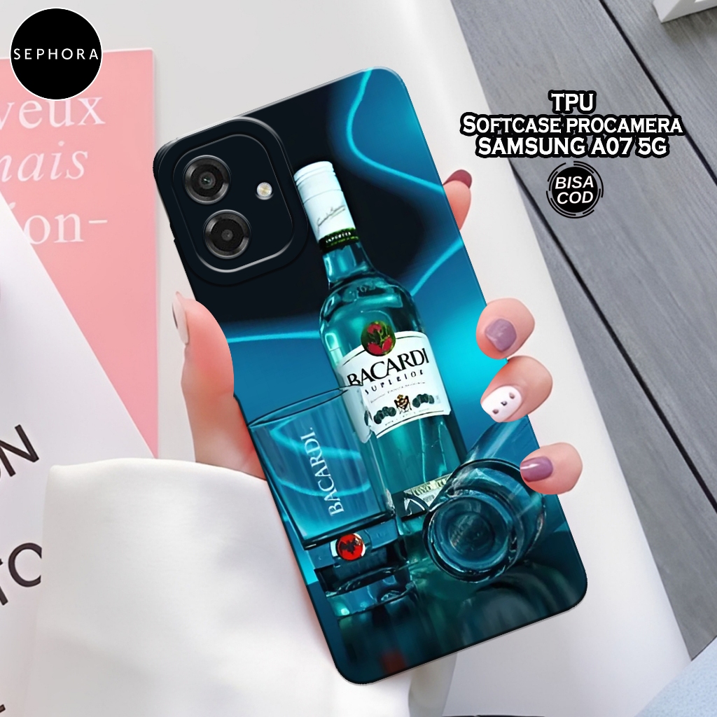 HP เคส Samsung A07 5G 2026 ใหม่ล่าสุด - เคสแฟชั่นแบรนด์ - Samsung A07 5G 2026 Softcase - เคสกล้อง Pr