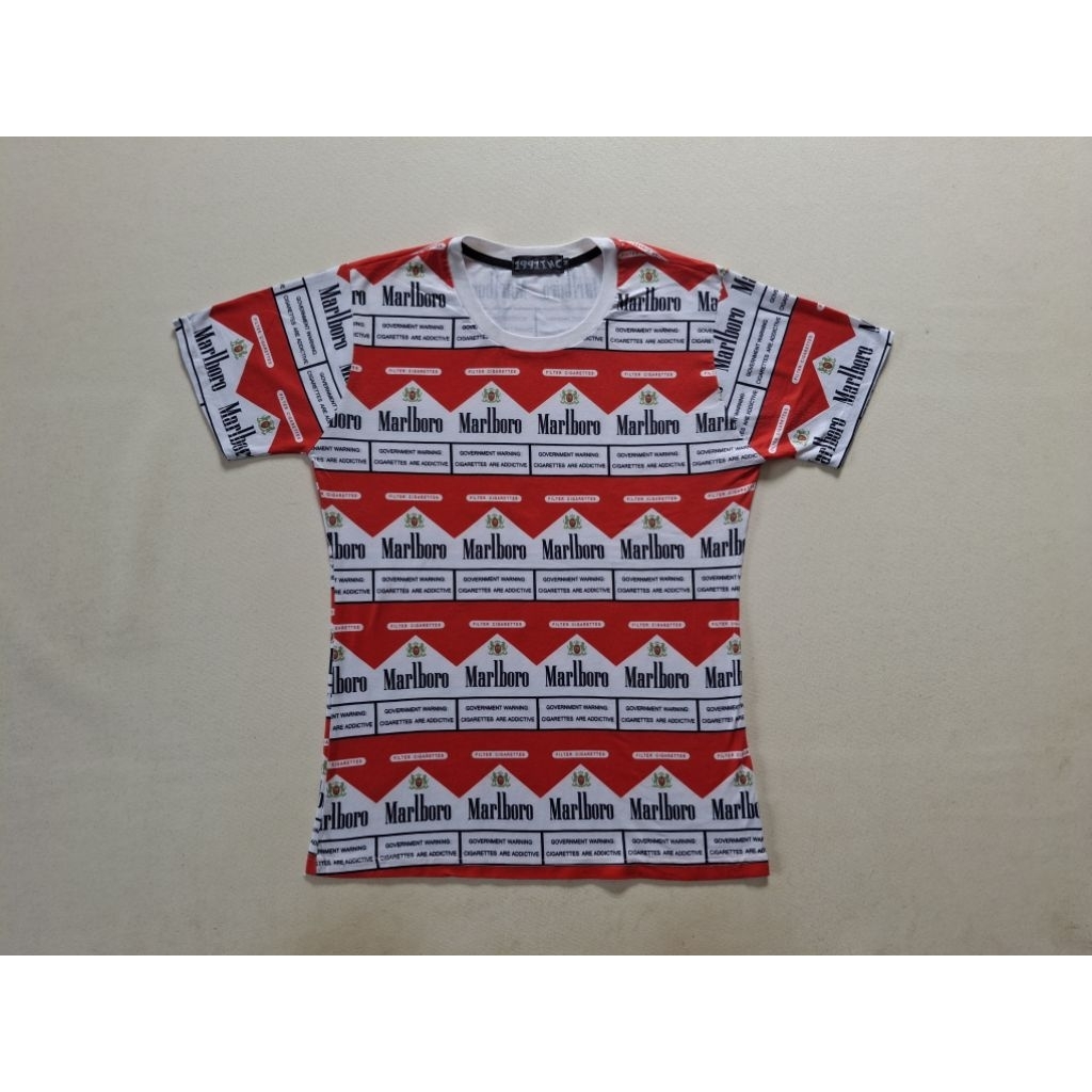 เสื้อยืดพิมพ์ลาย MARLBORO FULL