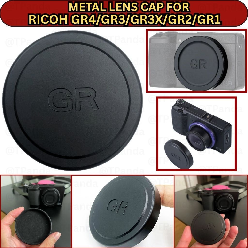 โลหะเลนส์สําหรับ Ricoh GR4 GR3/GR3X/GR3HDF/GR2/GR1 ฝาครอบเลนส์กล้อง Protector GRIV GRIII GRIIIX GRII