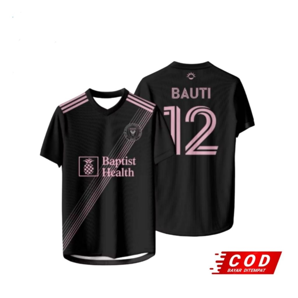 Miami inter Jersey รุ่นล่าสุด 2026 วัสดุดรายฟิตระดับพรีเมี่ยม ไม่มีชื่อและหลังฟรี