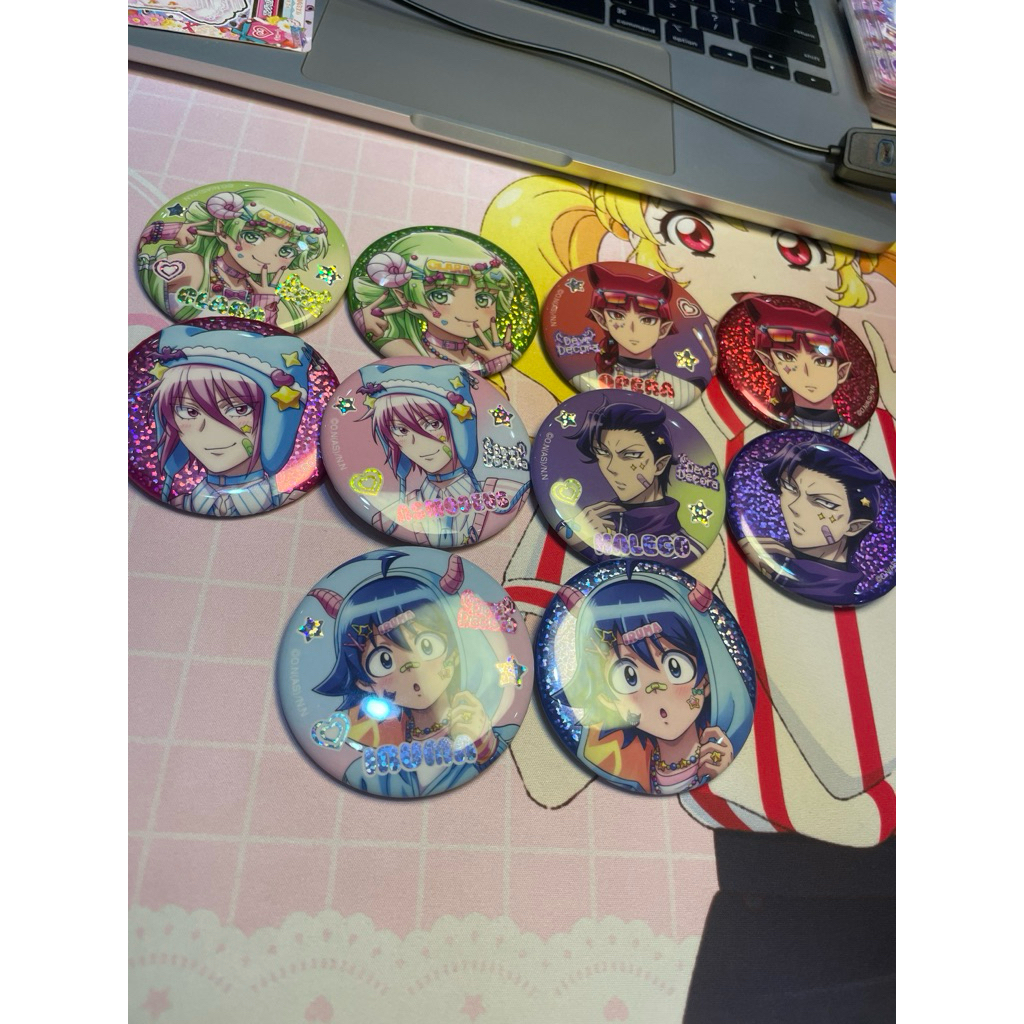 ไมริมาชิตะ! Iruma-kun Character Pin Iruma Asmodeus Kalego Opera Clara