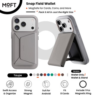 MOFT Snap Field Wallet - MagSafe, 8 Card Wallet & Phone Stand