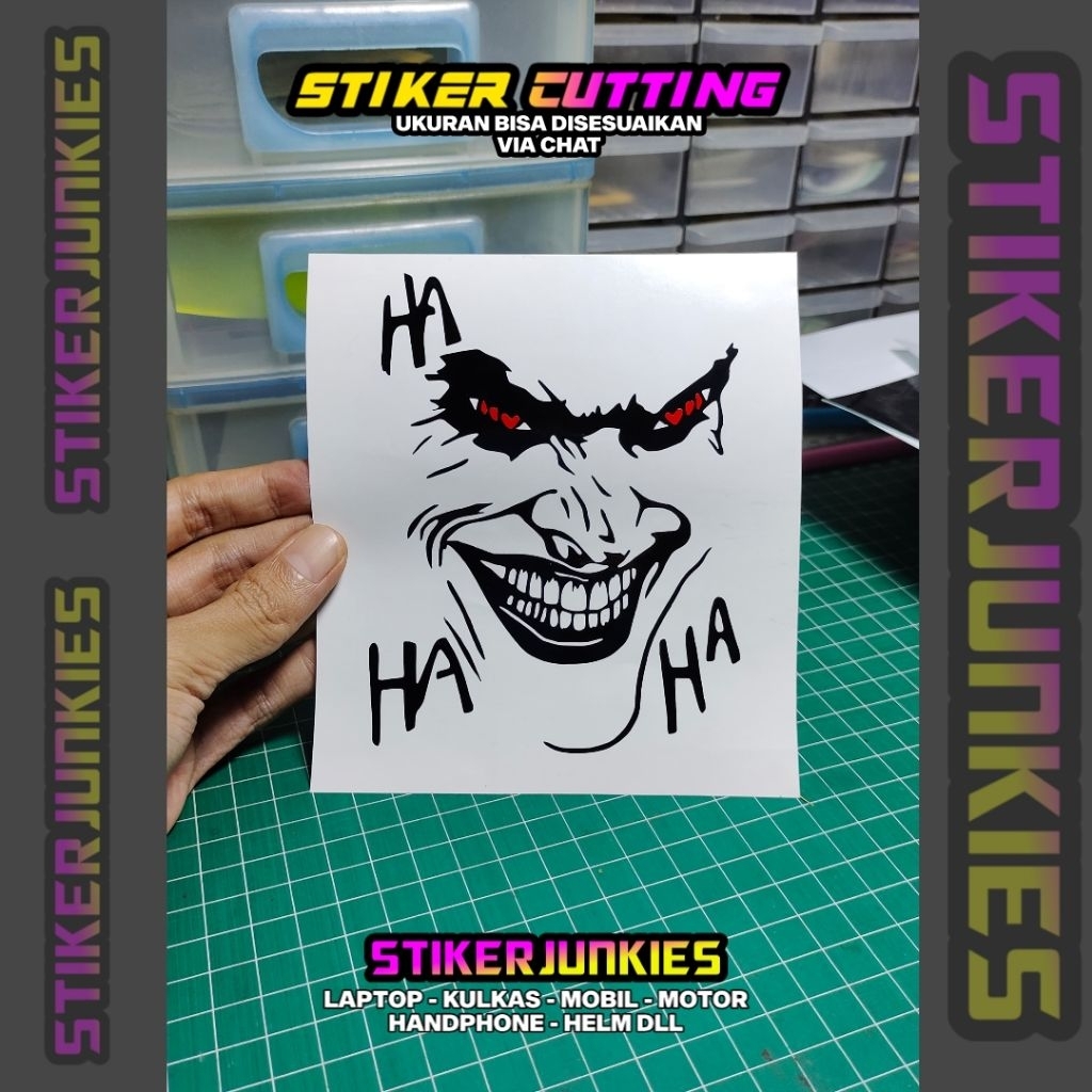 JOKER STICKERS 3 สติ๊กเกอร์ตัดรังสี