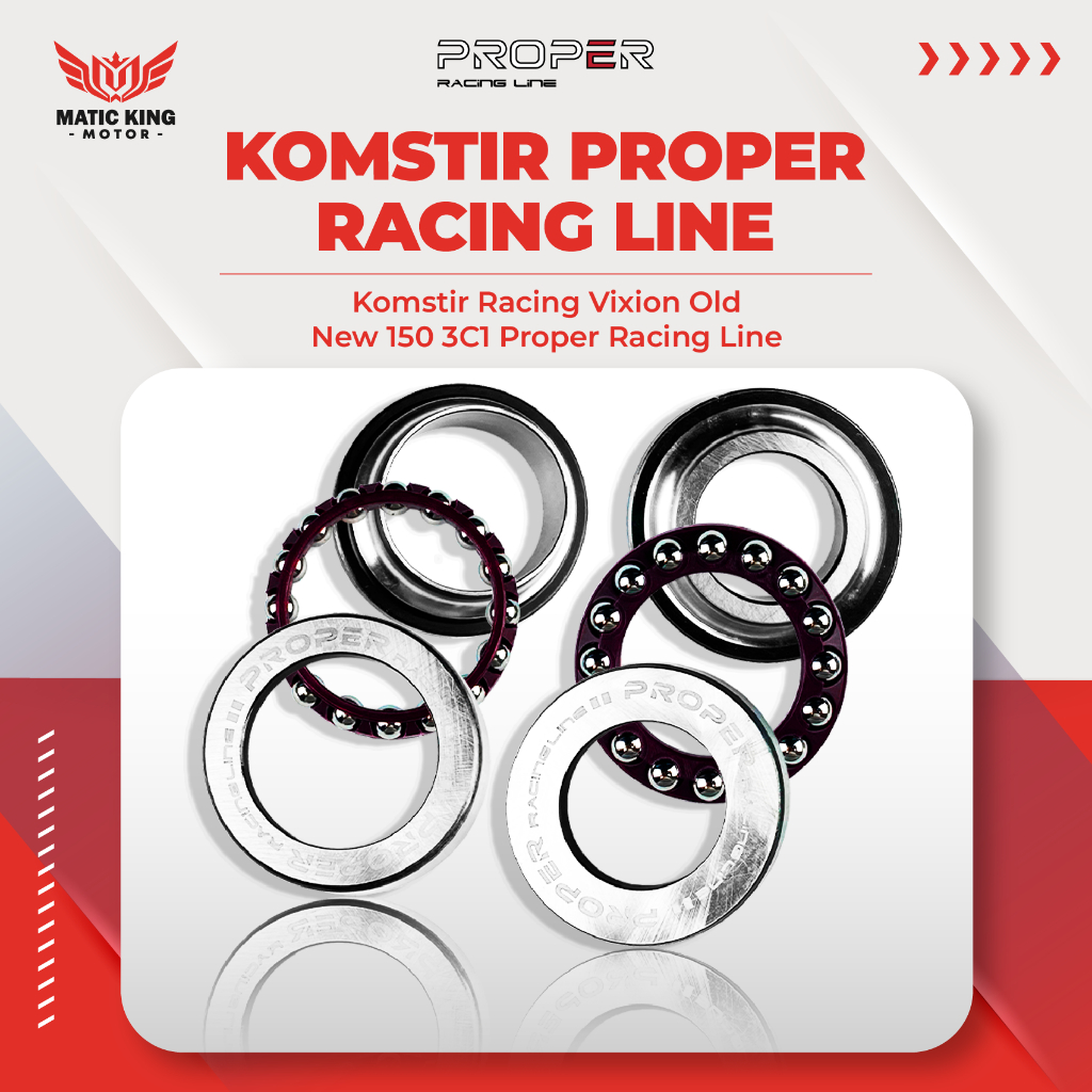 Proper คอพวงมาลัย Racing Standard Vixion R15 XSR Xabre MT15 เก่าใหม่ NVL NVA 155 3C1 W0054 Racing Li