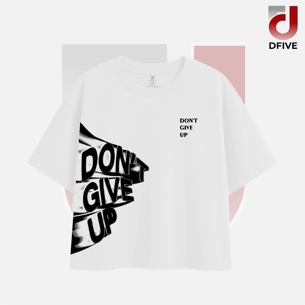 DFive Boxy Fit Streetwear T-Shirt - Boxy Oversize T-Shirt Series 2