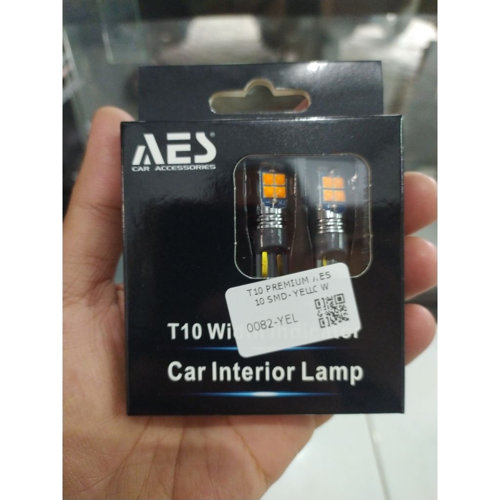 T10 โคมไฟ led สีเหลือง