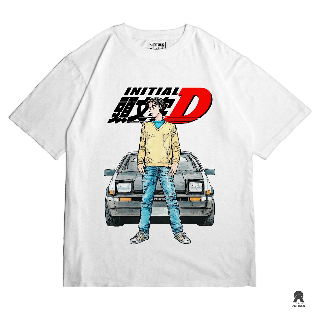 เสื้อยืด Antihero Initial D Toyota AE86 Sprinter Trueno เสื้อยืดเสื้อผ้าอะนิเมะญี่ปุ่น