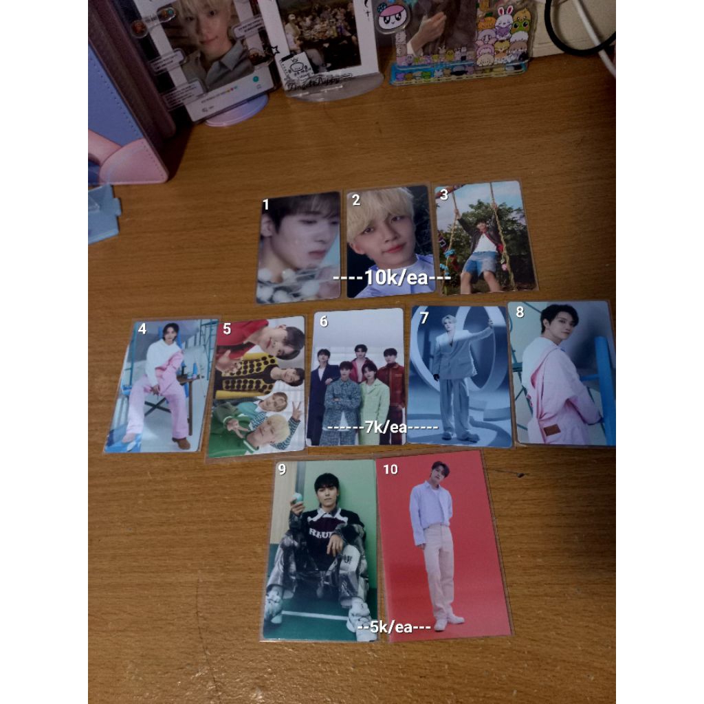 การ์ดสะสมโฟโต้การ์ด New_ Dicon Wonwoo Jeonghan Dk Unit Vocal Performance Scoups Dino Vernon