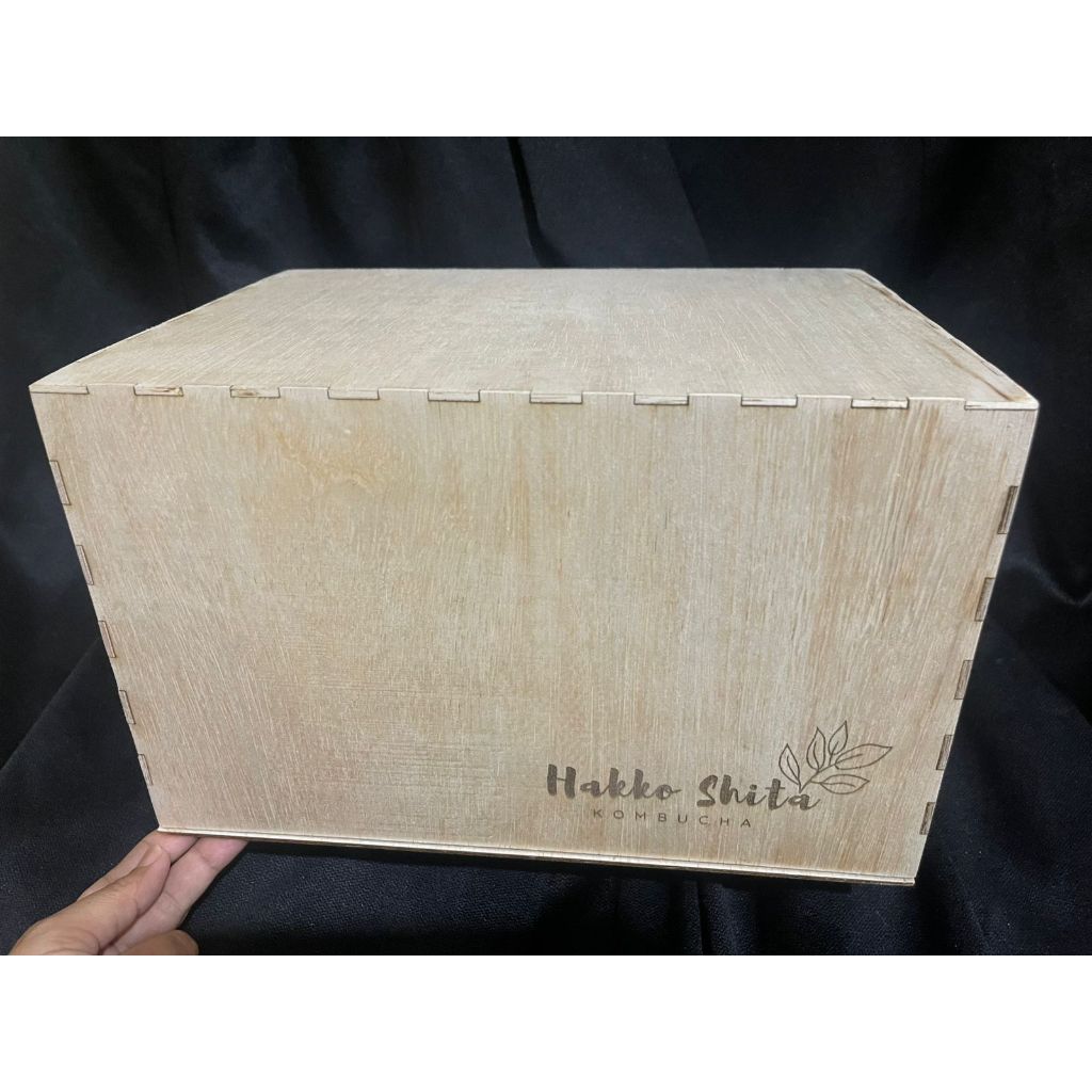 (TRP009)K0TAK WOODEN PACKING WITH NAME, LOGO, HAMPERS BOX, PARCEL