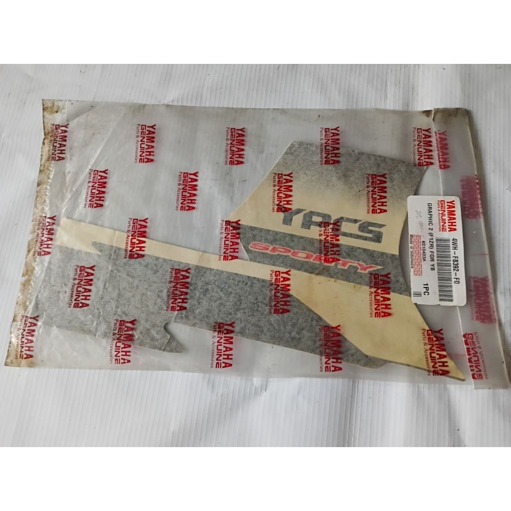 Yamaha F1ZR Striping สติกเกอร์สําหรับ YB Original Nos YGP 4WH-F8392-F0