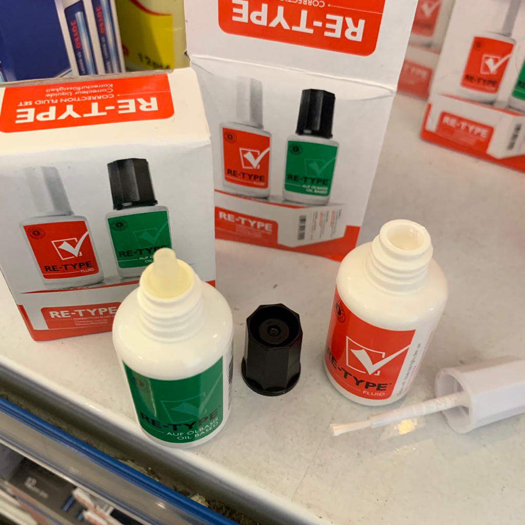 Type Ex Brush set Re-type Tip Ex สามารถลบได้ คลาสสิค