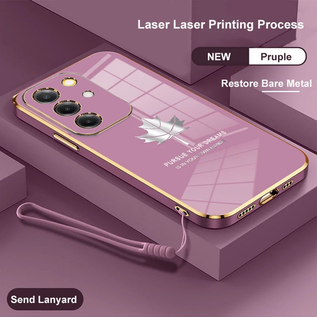 Softcase Maple REALME C85 5G / RAELME 15X ล่าสุดปลอกเคสโทรศัพท์ชุบซิลิโคน