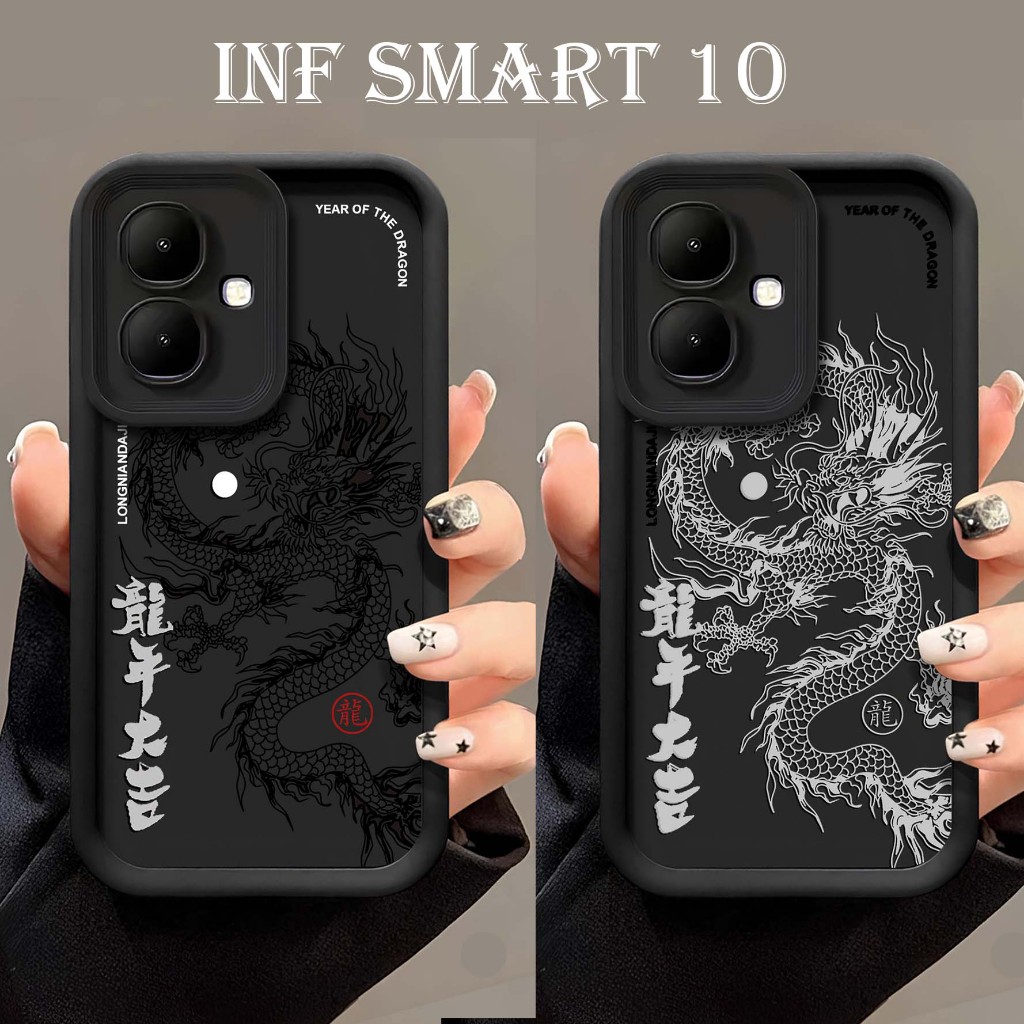 HP Infinix Smart 10 Rubber Softcase - เคสนูน Infinix Smart 10 - เคสโทรศัพท์ Infinix Smart 10 - ซิลิโ