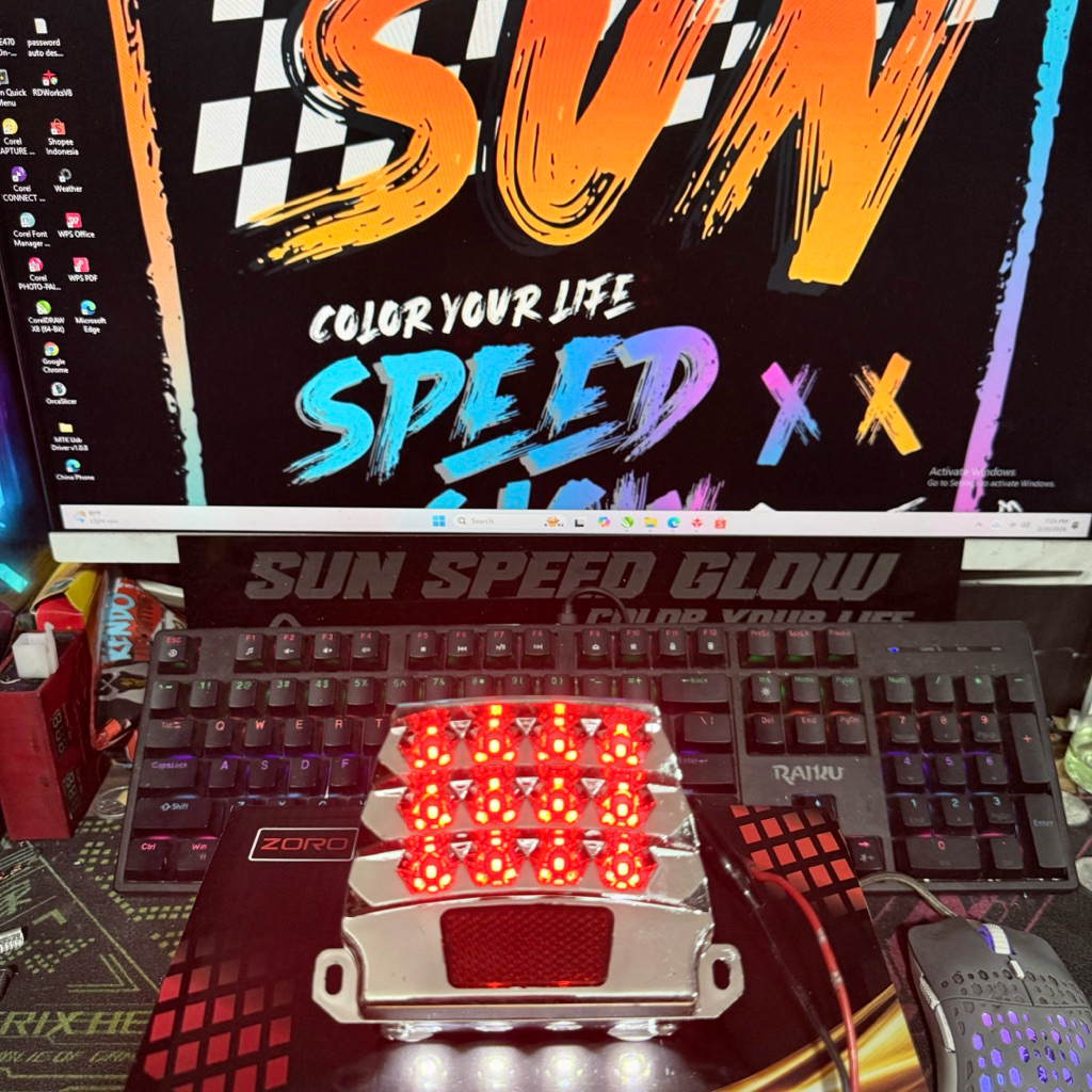 Stoplamp mini ขี้เกียจ 3D mio สปอร์ต/mio smile ราคา ถูกที่สุด ดีลบีเคเค แกลเลอรีภาพที่ 6