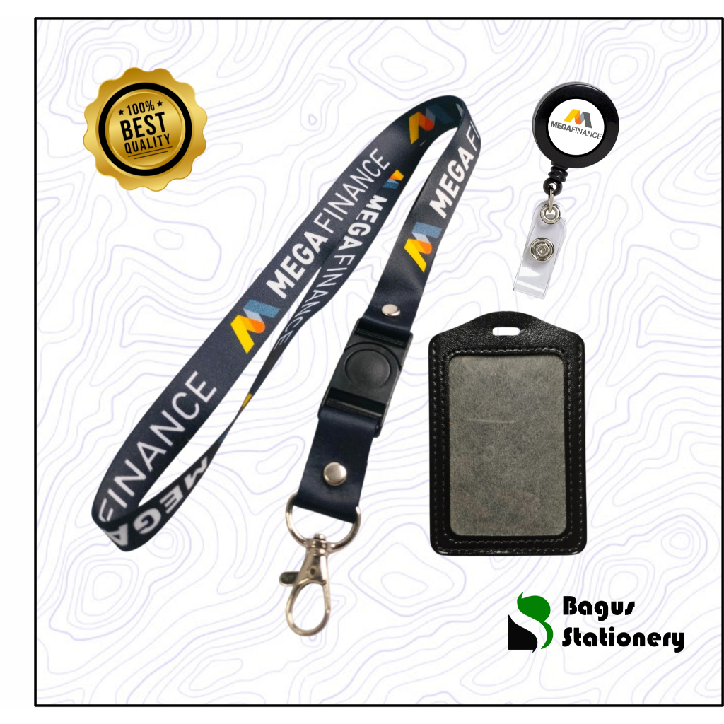 การพิมพ์เชือกเส้นเล็กการ์ด Bank Mega Finance Id 2 ด้าน