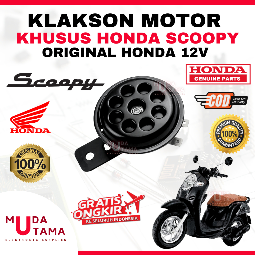แตร HONDA SCOOPY - HONDA ดั้งเดิม | แตรรถมอเตอร์ไซค์ HONDA SCOOPY | แตร ตัก เดิม | แตรรถมอเตอร์ไซค์ 