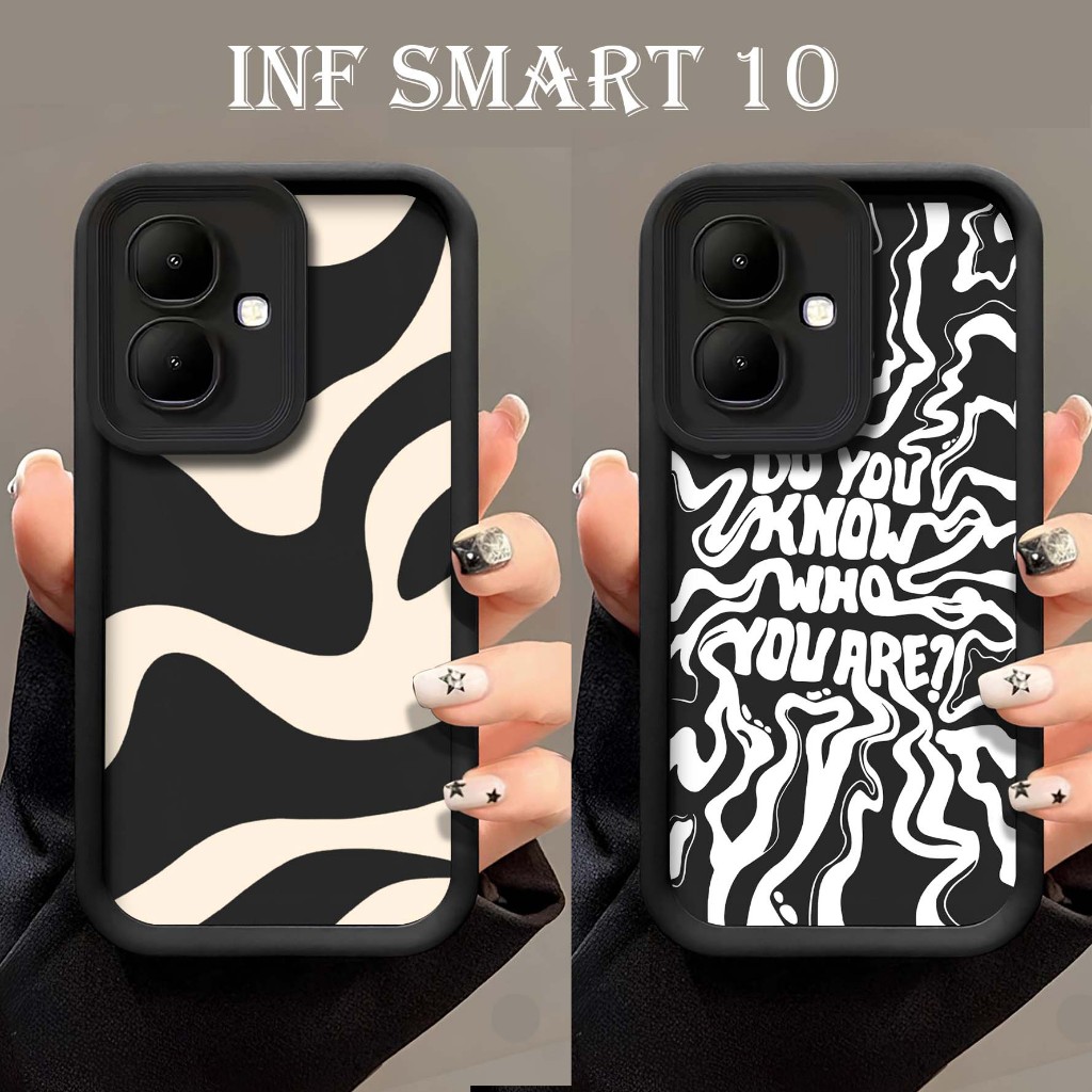 HP Infinix Smart 10 Rubber Softcase - เคสนูน Infinix Smart 10 - เคสโทรศัพท์ Infinix Smart 10 - ซิลิโ