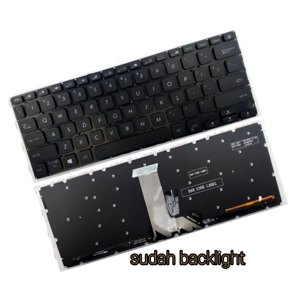 คีย์บอร์ด As Vivobook A416 A416M A416MA A416J A416JP A416F A409 สีดํา - ไฟแบ็คไลท์