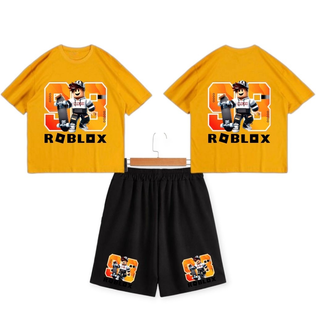 ชุด UNISEX ROBLOX สําหรับเด็ก อายุ 2-9 ปี/เสื้อผ้าเด็กชุดผ้าฝ้าย 99 ROBLOX