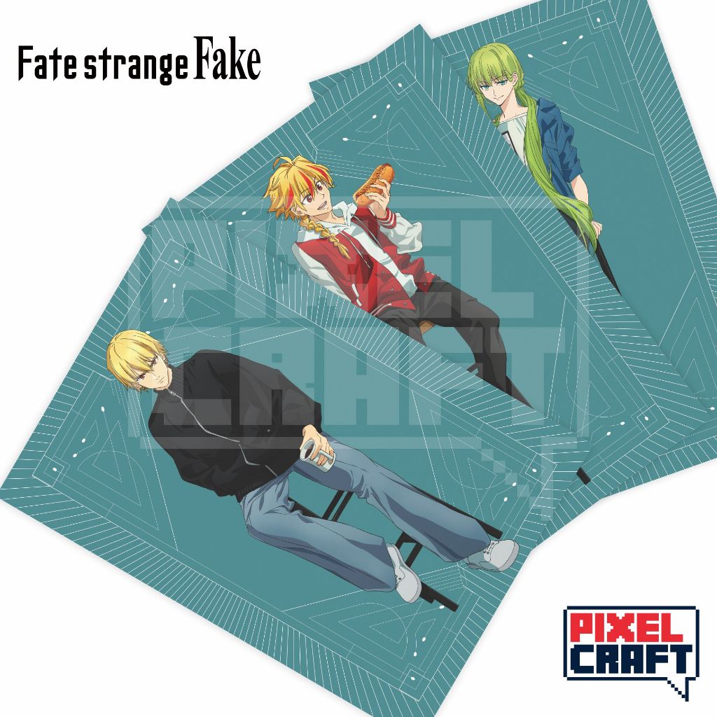 Fate/strange Fake Anime Character Wall Poster (The Chara Cafe) ขนาด - A3