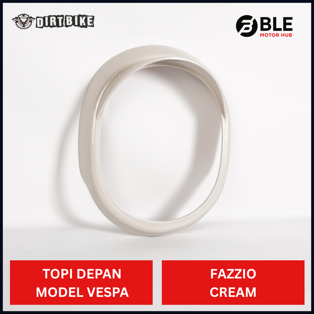Dirtbike Visor Lamp Fazzio Cream รุ่น Vespa | BLE มอเตอร์ฮับ