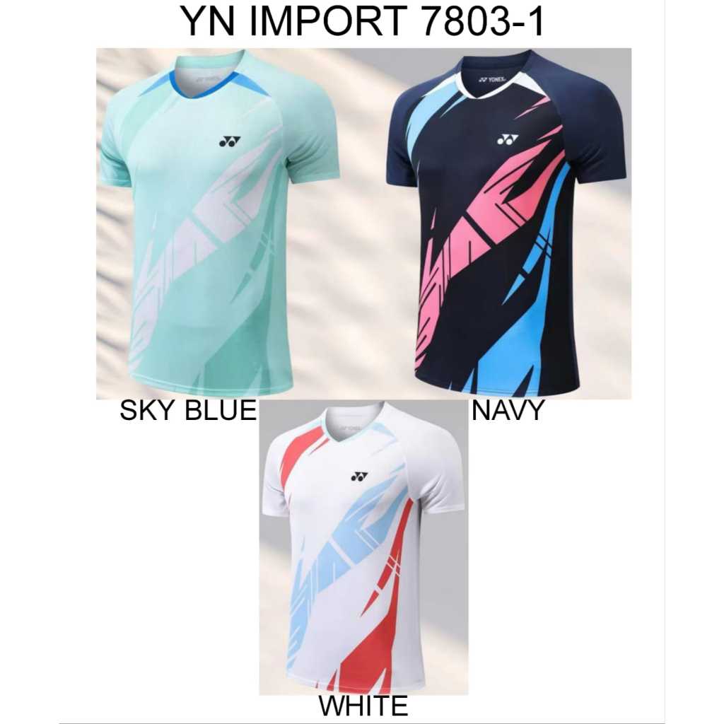 เสื้อแบดมินตัน เสื้อแบดมินตัน Yonex นําเข้าเสื้อแบดมินตัน YY7803