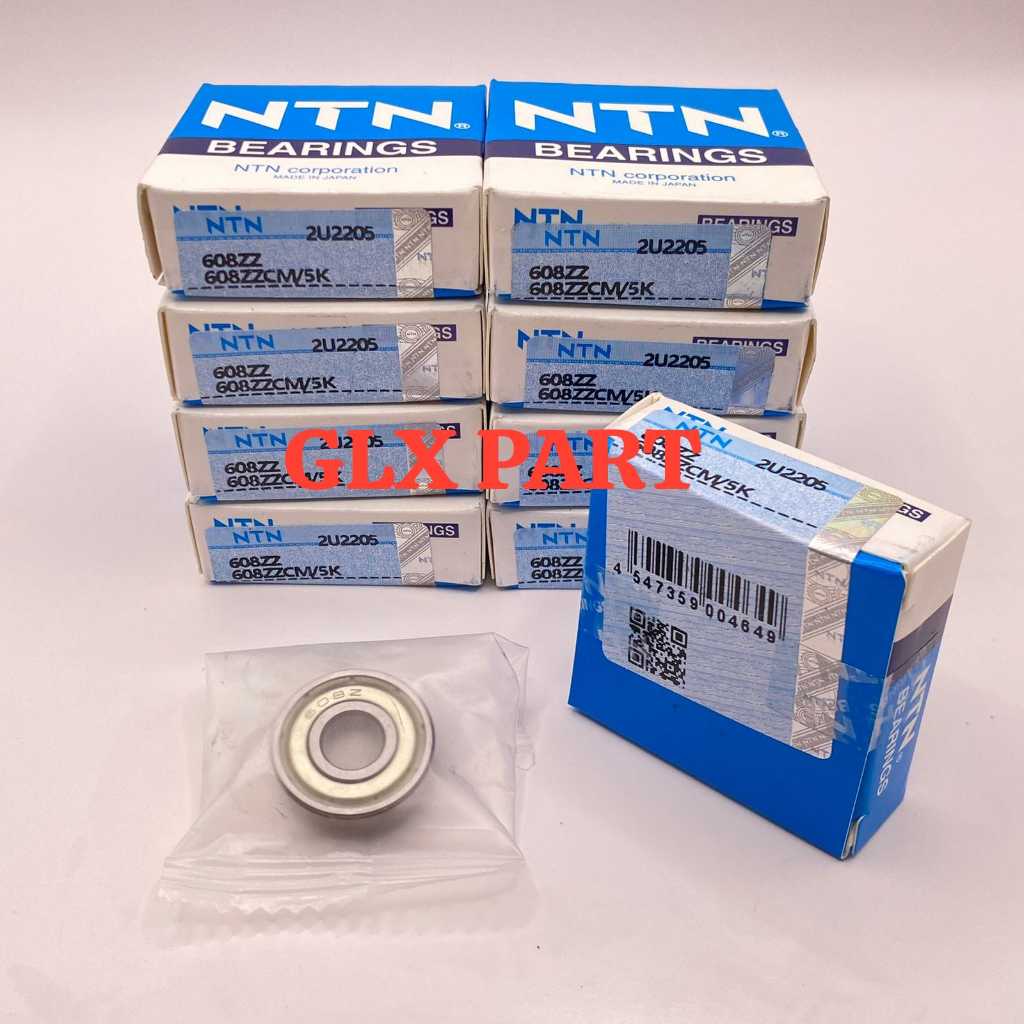 BEARING 608ZZ NTN IRON CAP 
DIMENSIONS 8x22x7MM