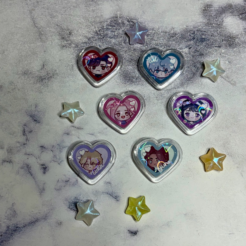 Alien Stage Pin Holo Holo Hologram Ivan Till Mizi Suae Hyuna Luka