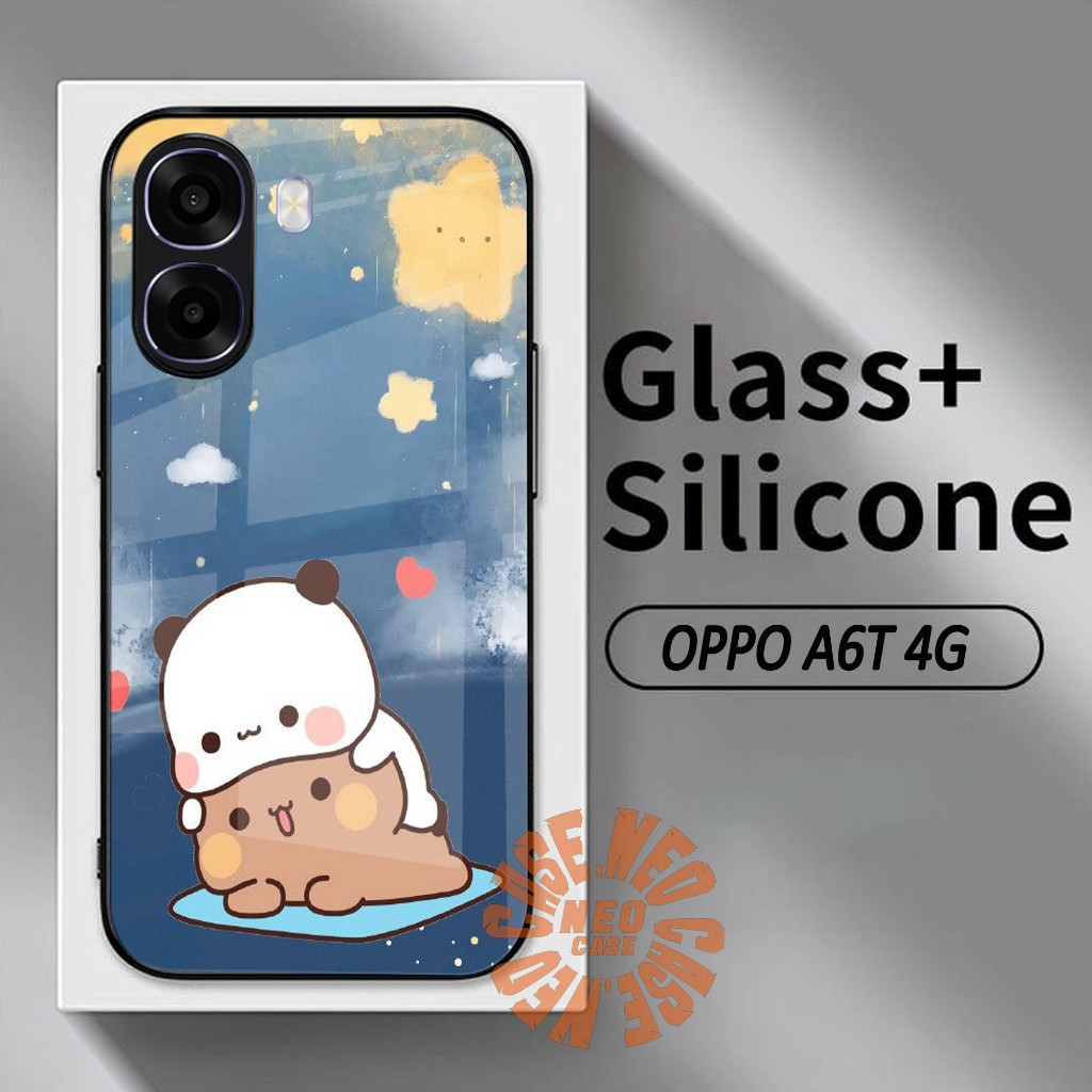 SoftCase Glass Glossy OPPO A6T 4G Casing Hp OPPO A6T 4G - N43