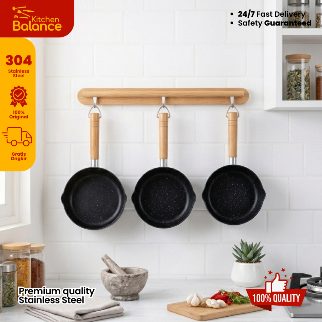 Kitchen Balance หม้อนมสแตนเลสแบบหนาและไม่ติด - XPG
