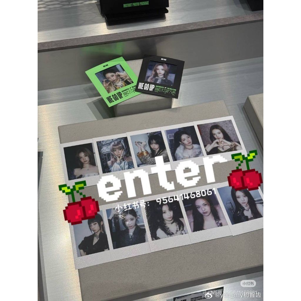 [SHARING] PHOTOCARD INSTANT PHOTO PACKAGE MERCH MD 2nd Mini Album WE GO UP POP UP STORE WORLD TOUR H