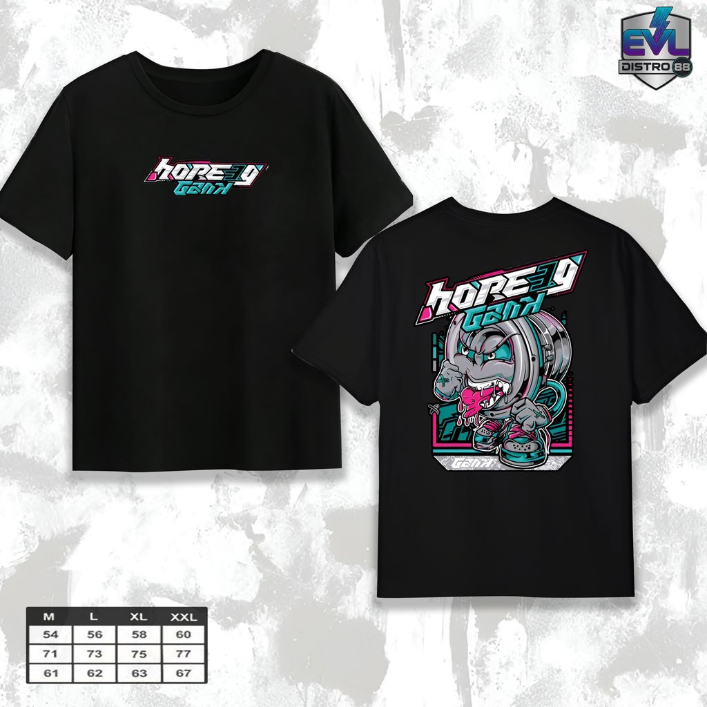 Evldistro88 - เสื้อยืด Horeg Gank For Life ระบบเสียงลําโพง Operator เสื้อยืด - เสื้อยืดระบบเสียง Sou