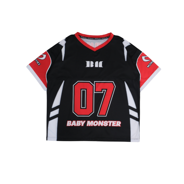 BABY BLACK MONSTER CREEPS เสื้อโอเวอร์ไซส์ | 777 Studio Oversize Jersey
