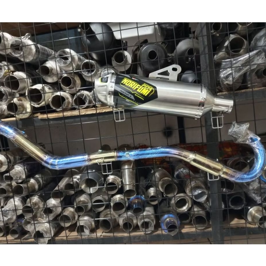 ท่อไอเสียแข่ง ksr110, ksr110pro crf 150l, crf230, xr200, xr 150 ท่อไอเสีย klx 150 slg bf Ksr 110 nor